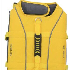 Level Six Dog Life Jacket, Reflective & Adjustable PFD with Rescue Handle sz L